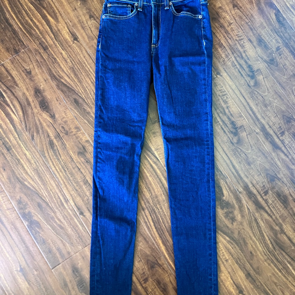 Rag & Bone Classic Blue High-Rise Nina Skinny Jeans In Size 23